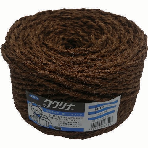 荷造り紐 シュロ縄玉 約3mm×100mブラウン