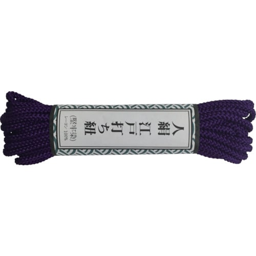 江戸打ち紐 細丸 約5.5m 紫 AR1010