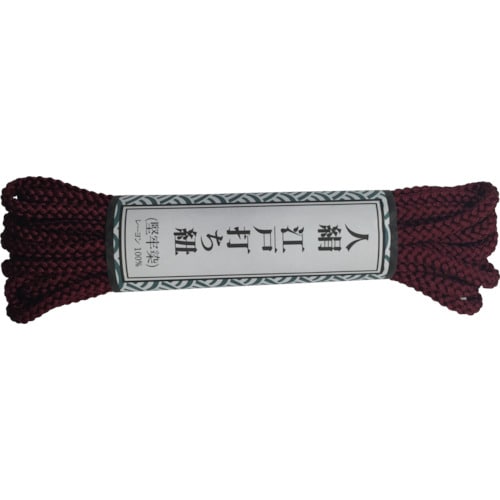 江戸打ち紐 中丸 約3m エンジ AR1126