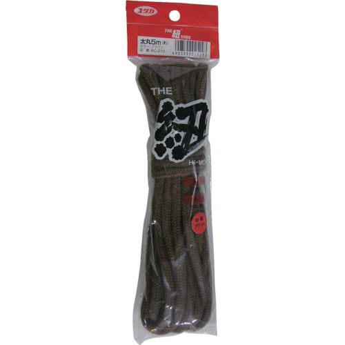 紐 ザ・紐 太丸紐 5m ブラウン AC210