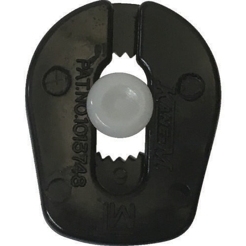 金具紐用止メ金具 2mmー4mm用ブラック