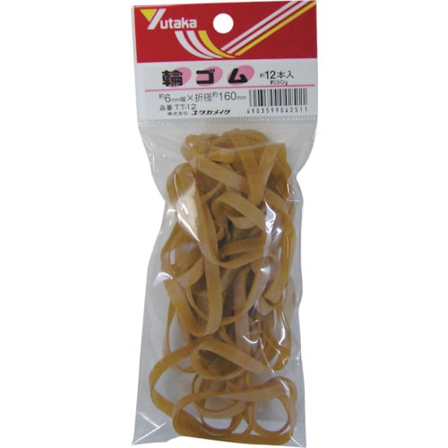 ゴム 輪ゴム 6mm×160mm(12本)