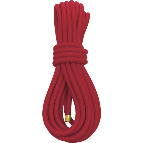 GT07 カットゴムロープ 6φ×5m赤