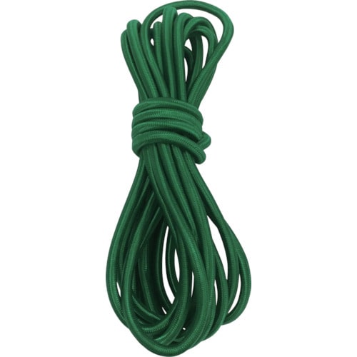 GT10 カットゴムロープ 6φ×5m緑