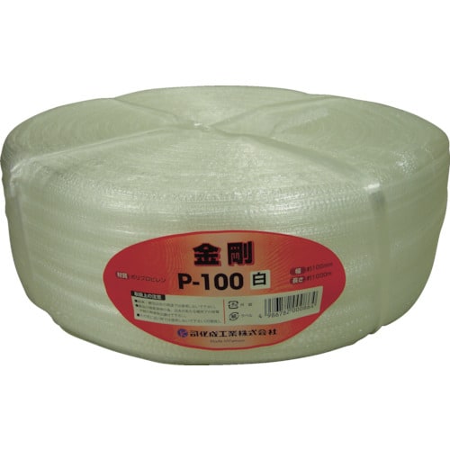 手結束用PP縄(テープ)P−100 白