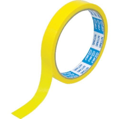 PEクロステープ 15mmx10m 黄