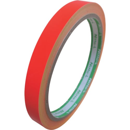 蛍光テープ 10mm×5m レッド