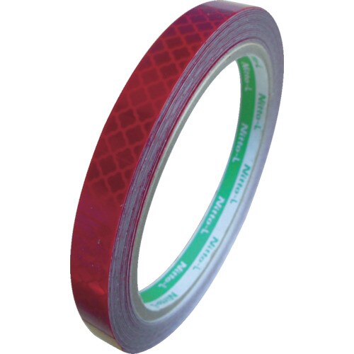 高輝度プリズム反射テープ 10mm×5Mレッド