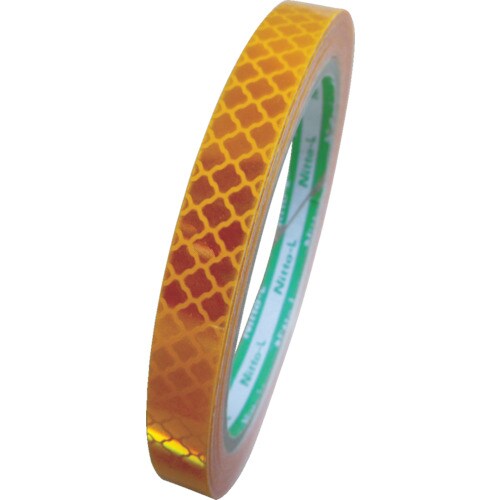 高輝度プリズム反射テープ 10mm×5Mイエロー