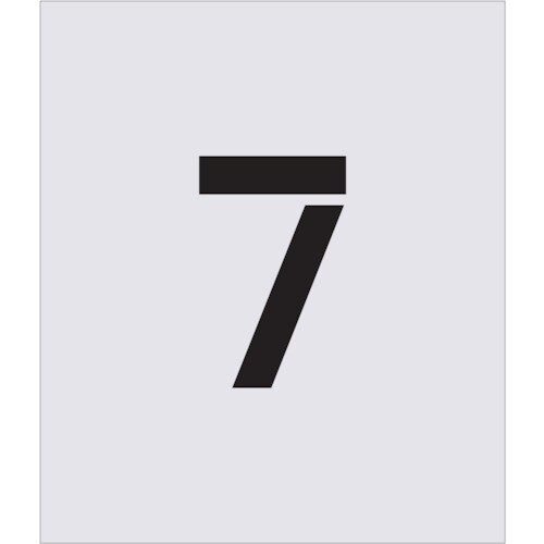 ステンシル 7 文字サイズ150×95mm