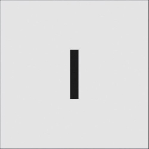 ステンシル I 文字サイズ50×40mm