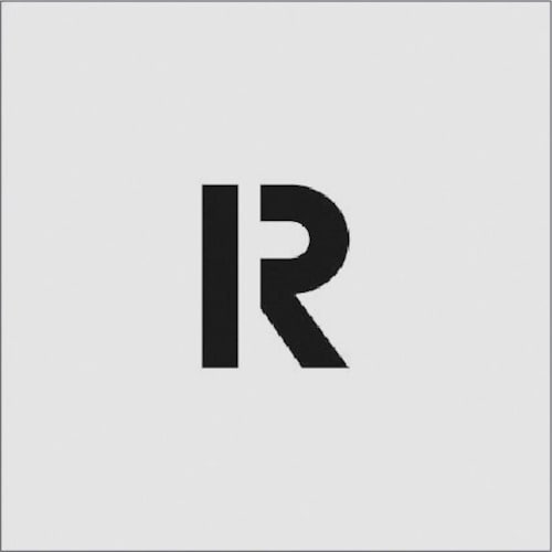 ステンシル R 文字サイズ50×40mm
