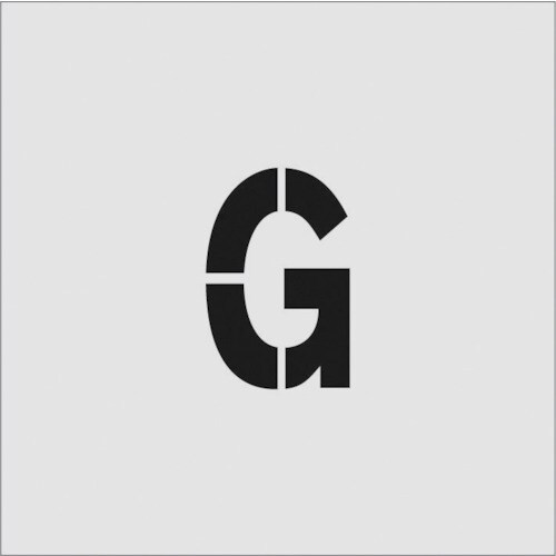 ステンシル G 文字サイズ100×65mm