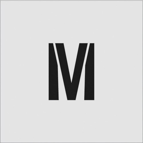 ステンシル M 文字サイズ100×65mm