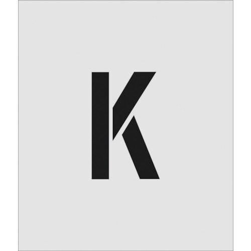 ステンシル K 文字サイズ150×95mm