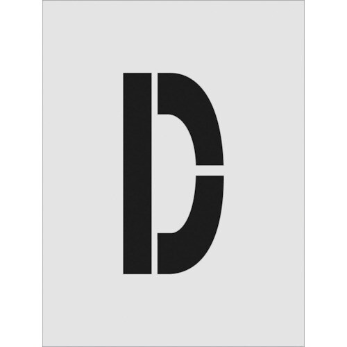 ステンシル D 文字サイズ250×125mm