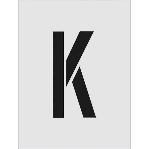 ステンシル K 文字サイズ250×125mm