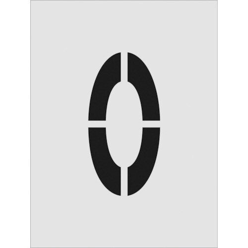 ステンシル O 文字サイズ250×125mm