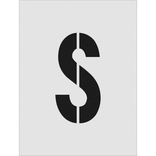 ステンシル S 文字サイズ250×125mm