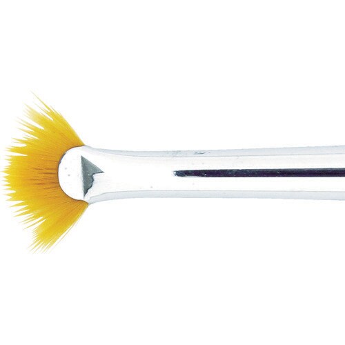 精密筆(2本入)赤ナイロン扇形極小