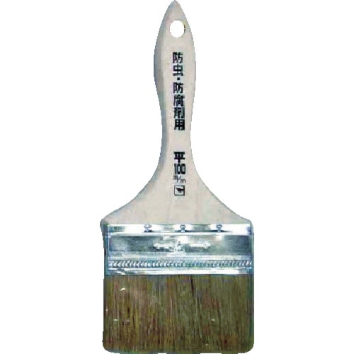防虫防腐剤用刷毛 平100mm