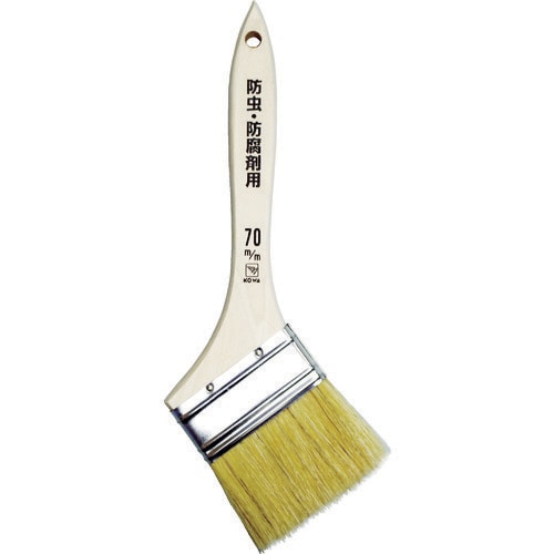 防虫防腐剤用刷毛 筋違70mm
