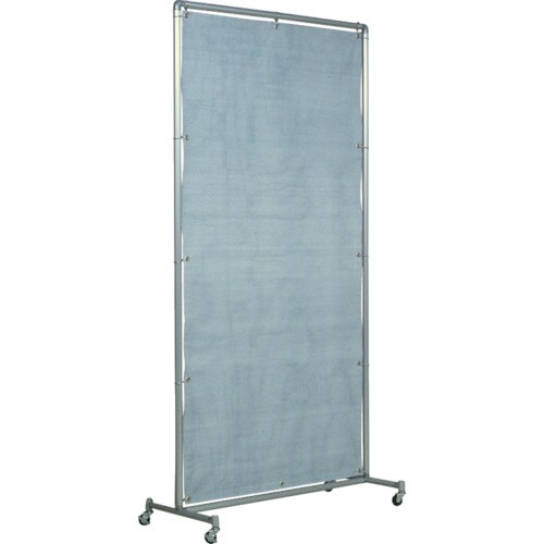 火花用衝立アルミパイプ1×2単体キャスター