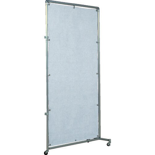 火花用衝立アルミパイプ1×2接続キャスター