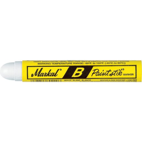 Markal工業用マーカーペイントスティックB白