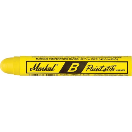 Markal工業用マーカーペイントスティックB黄
