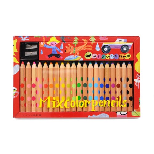 ミックス色鉛筆20本