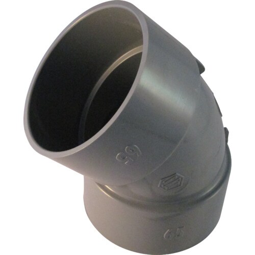 DV継手45°エルボ65