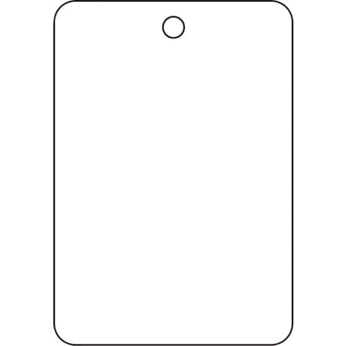 白無地板長角型5枚組65X45X2.5厚