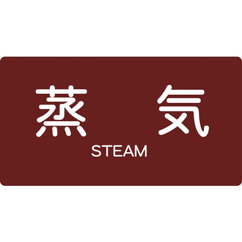 配管用ステッカー蒸気横小5枚入