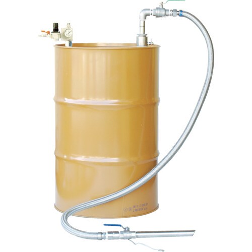 吐出専用SUS製エア式ドラムポンプセパレート型