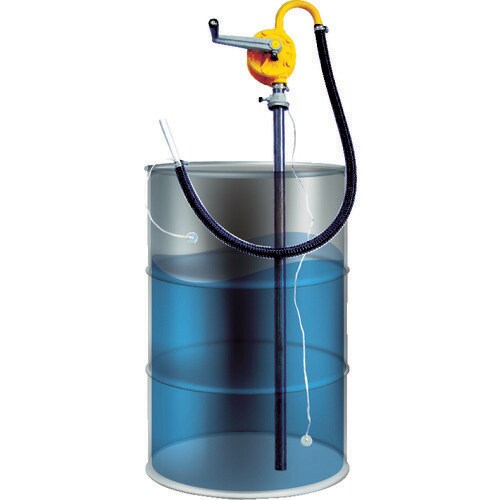 ガソリン専用手廻しドラムポンプ(アース付)
