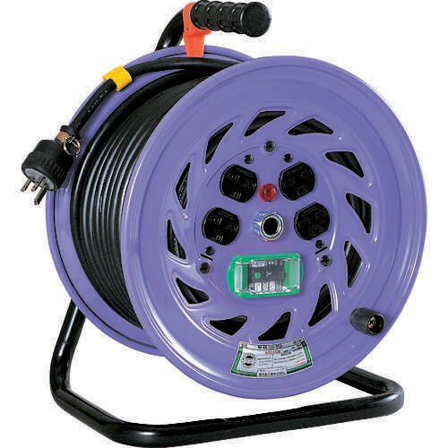 電工ドラム単相200Vドラムアース漏電しゃ断器付