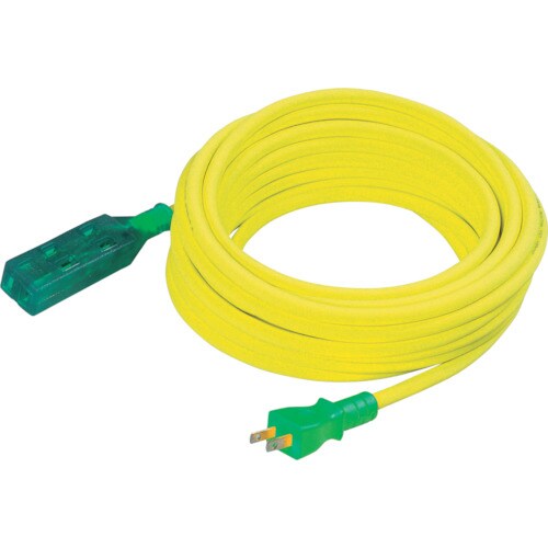 延長コードストレート型トリプルランプ付