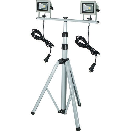 LED作業灯10W二灯式三脚