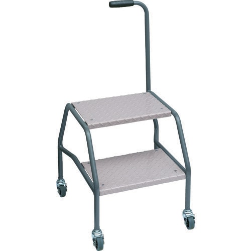 移動式踏み台SFS型ステップ2段縞鋼板タイプ