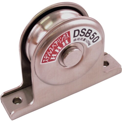 ステンレス固定滑車戸車型一車ベアリング入り