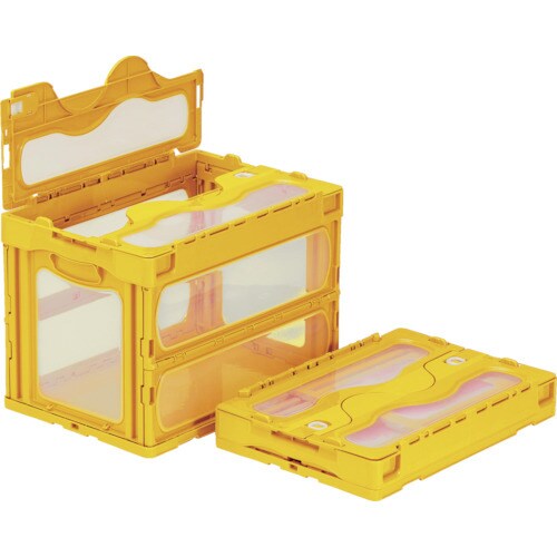 フタ一体型折りたたみコンテナー 5592