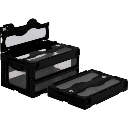 フタ一体型折りたたみコンテナー 5590