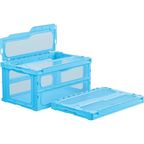 フタ一体型折りたたみコンテナー 5591