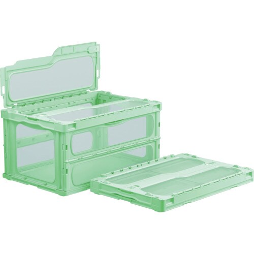 フタ一体型折りたたみコンテナー 5591