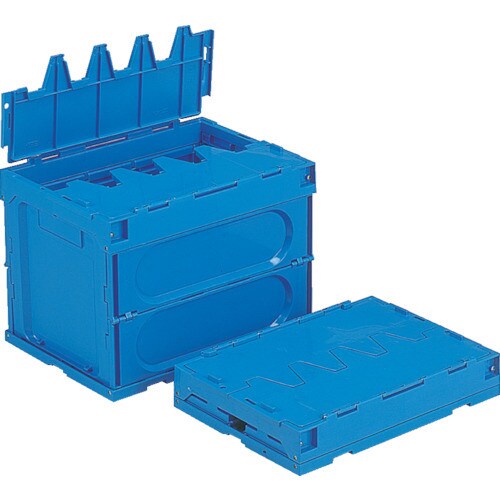 フタ一体型折りたたみコンテナー 5522