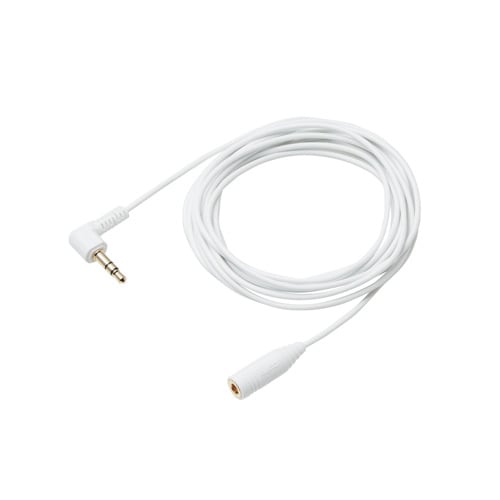イヤホン延長ケーブル 3m ホワイト
