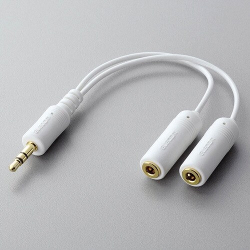 音声分配ケーブル 0.1m ホワイト