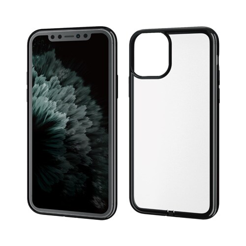 カバー 耐衝撃/極み サイドメッキ ブラック