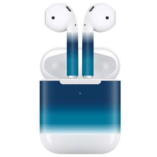 AirPodsステッカー グラデーション ブルー